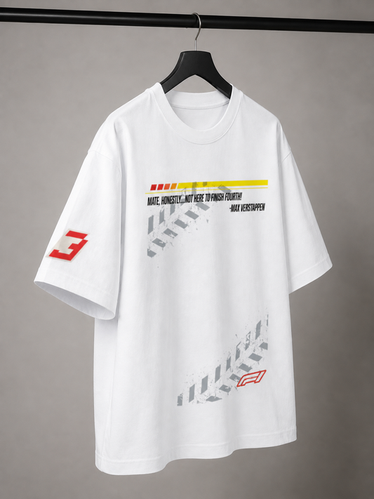 Not Here to Finish Fourth | Classic Crew Tee