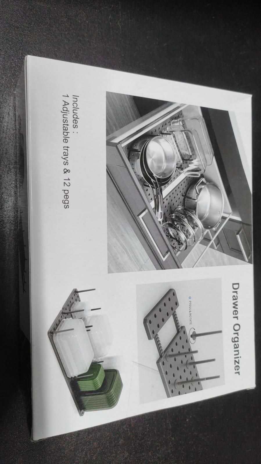 Adjustable Drawer Organizer Tray