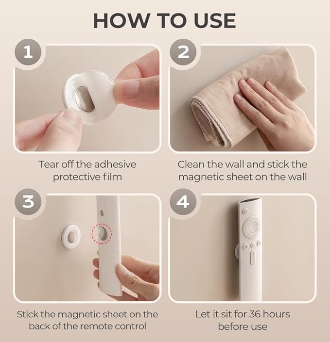 Wall Mount Remote Control Holder
