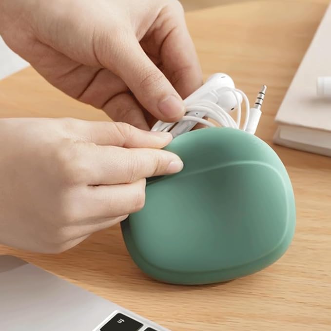 Portable Earbud & Cable Organizer Case