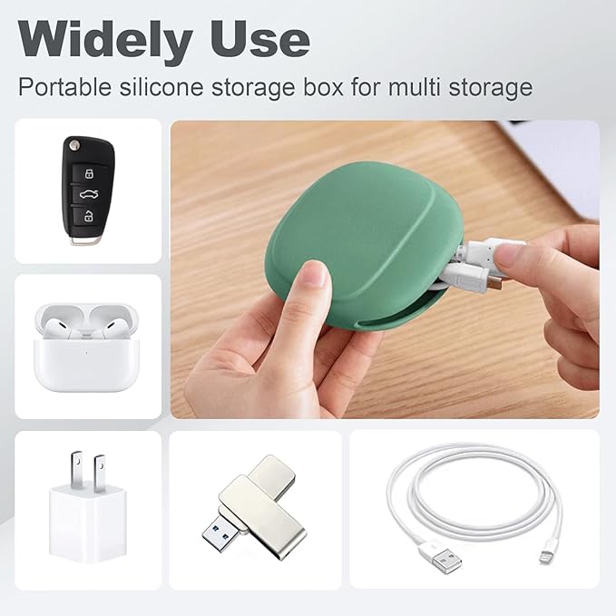 Portable Earbud & Cable Organizer Case