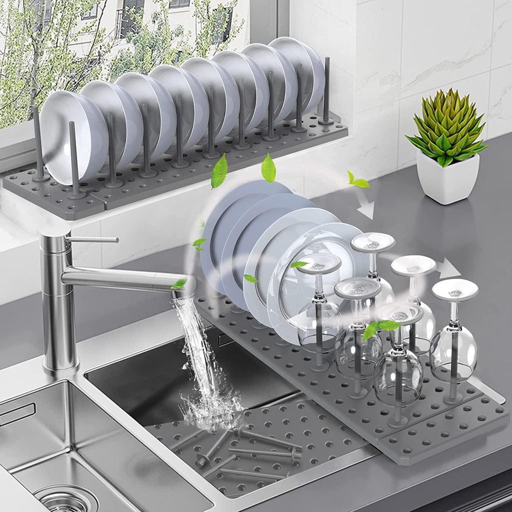 Kitchen Dish Drying Rack Organizer