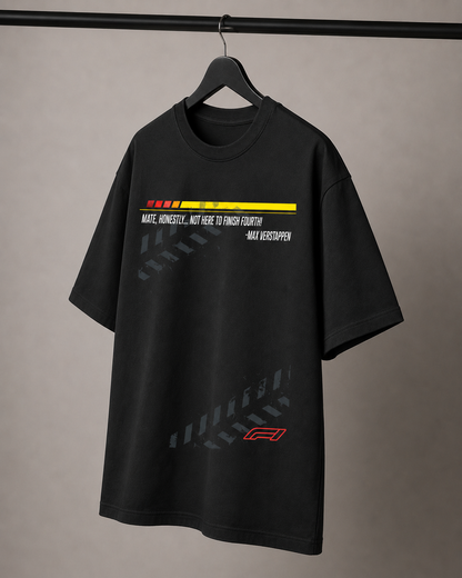 Not Here to Finish Fourth | Classic Crew Tee