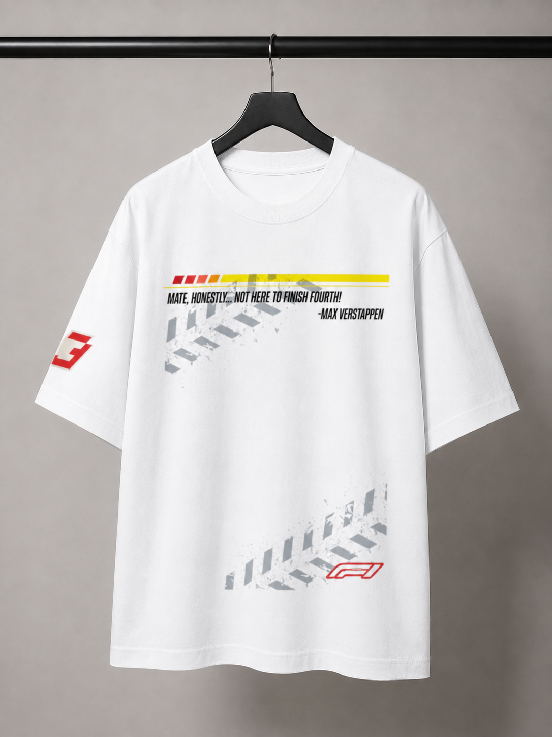 Not Here to Finish Fourth | Classic Crew Tee