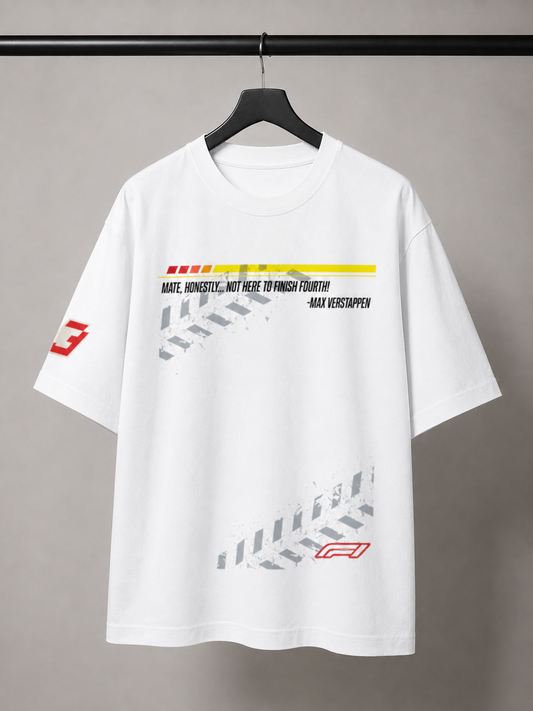 Not Here to Finish Fourth | Classic Crew Tee