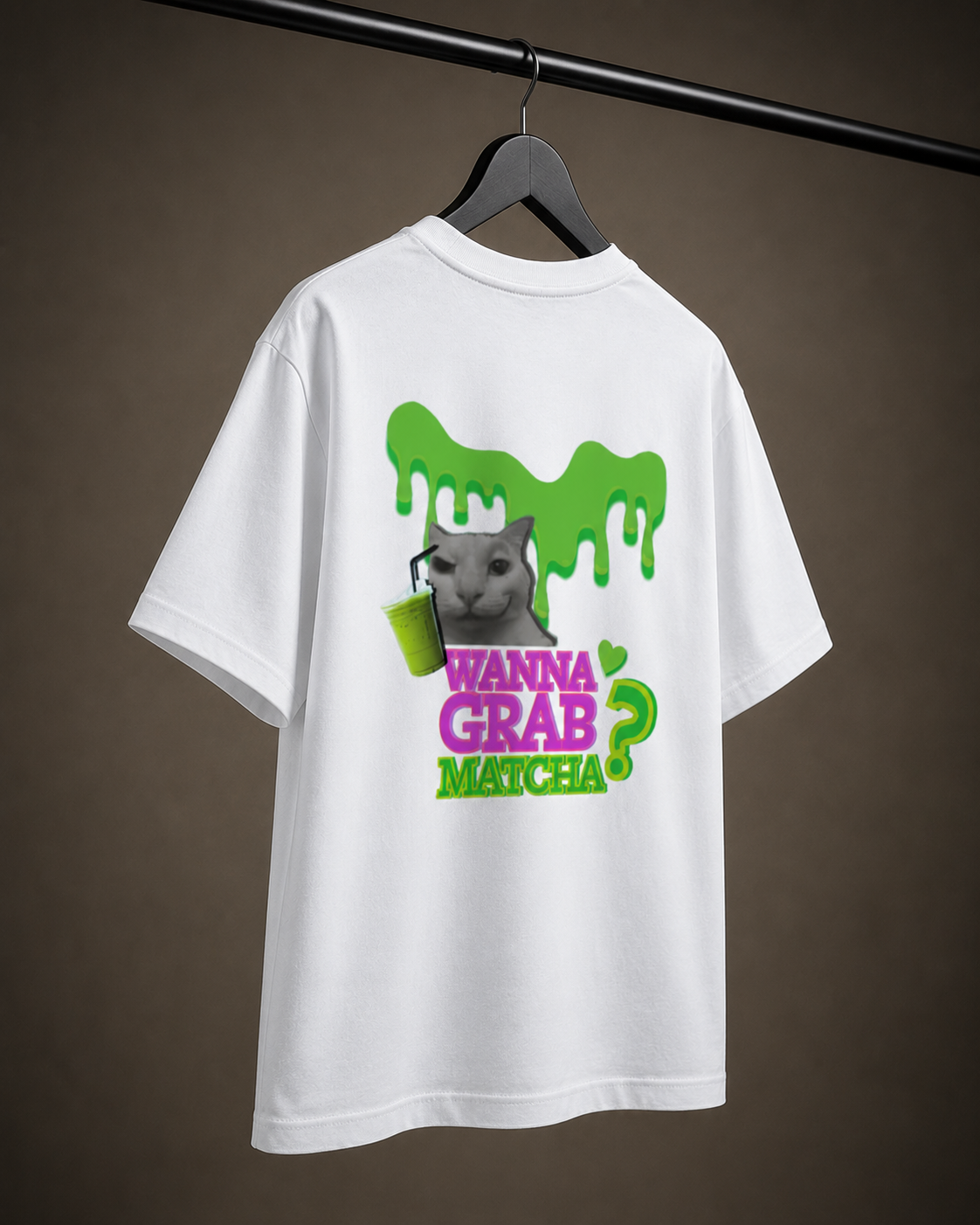 Wanna Grab Matcha? | Classic Crew Tee