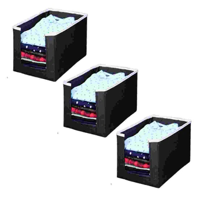 Foldable Shirt Organizer Stackers (Pack of 3)